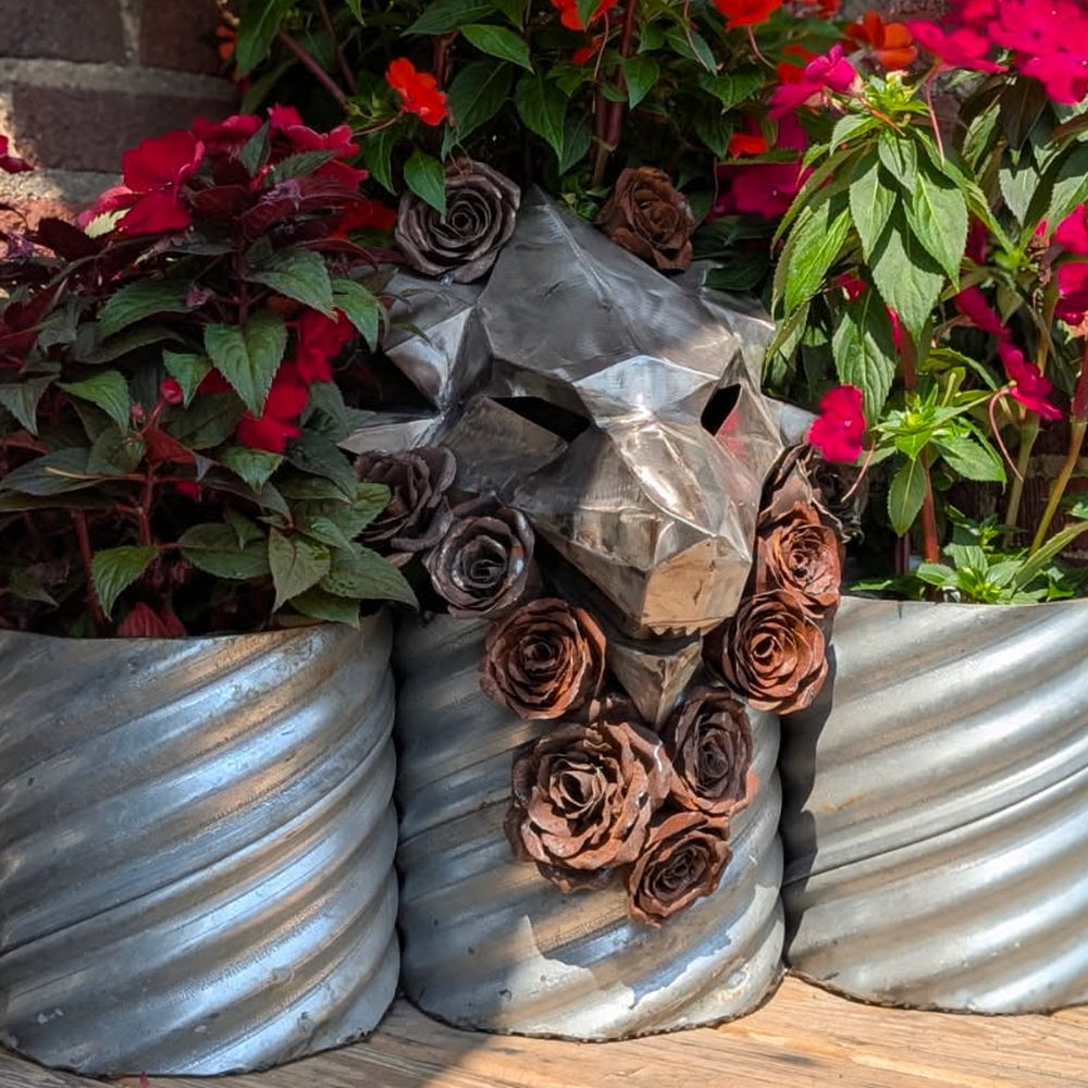 Steel Lion — welded metal art by Jarvis